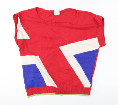 George  Womens Red   Pullover Jumper Size 8