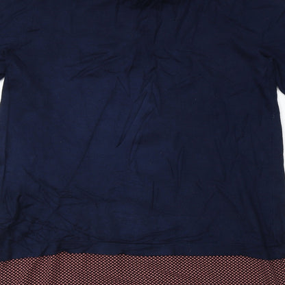 Womens UK Size 10 Marks and Spencer Blue Basic T-Shirt