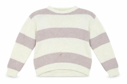 New Look  Girls Ivory Striped  Pullover Jumper Size 12-13 Years