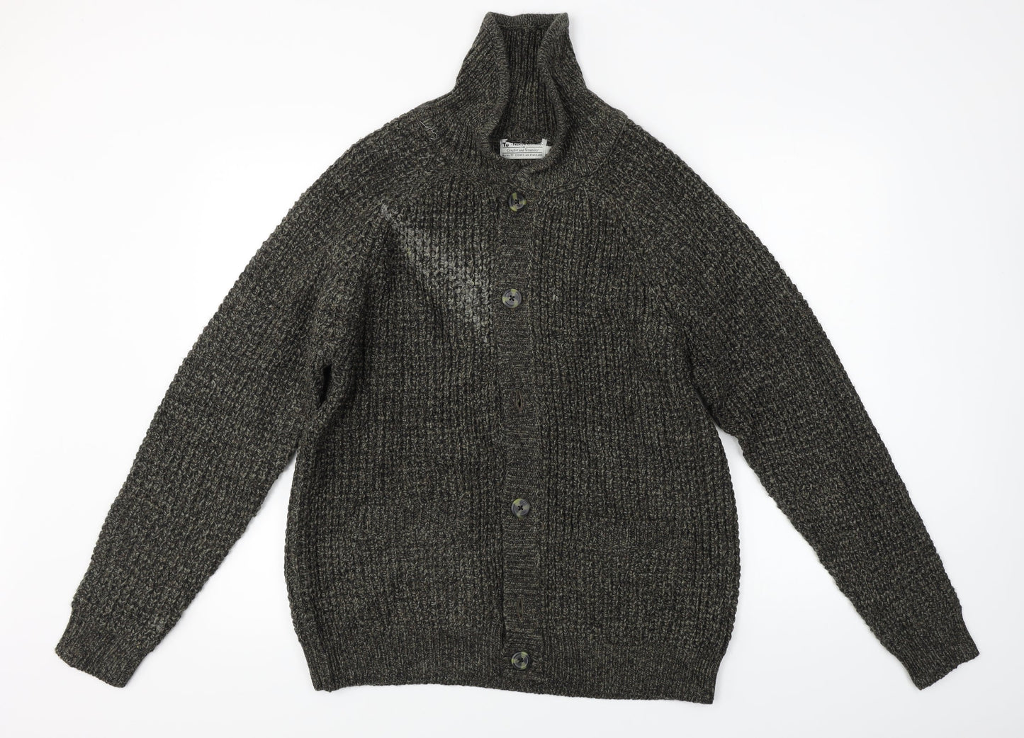 TU Mens Brown   Jacket Coat Size L