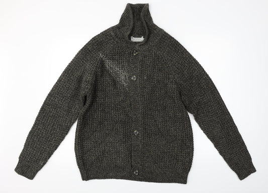 TU Mens Brown   Jacket Coat Size L