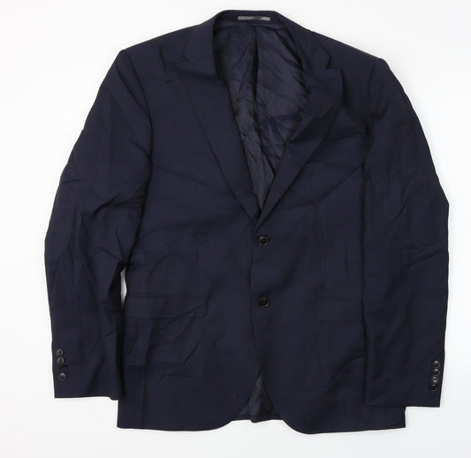 Mens UK Size 42 NEXT Regular Blue Suit Tuxedo