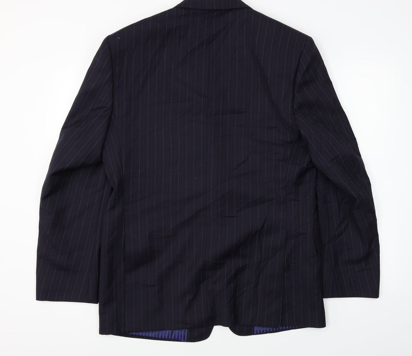 Mens UK Size 40 Marks and Spencer Regular Blue Suit Jacket