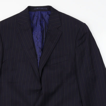 Mens UK Size 40 Marks and Spencer Regular Blue Suit Jacket
