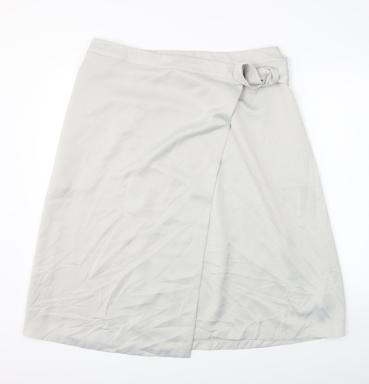 Marks and Spencer  Womens Grey   A-Line Skirt Size 38 in