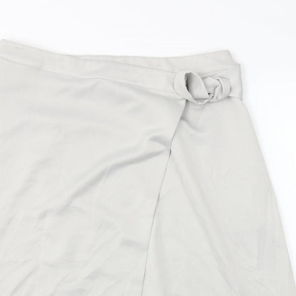 Marks and Spencer  Womens Grey   A-Line Skirt Size 38 in