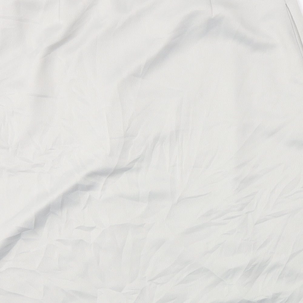 Marks and Spencer  Womens Grey   A-Line Skirt Size 38 in