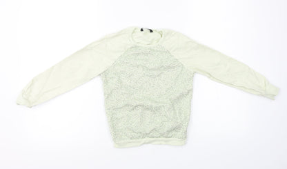 George  Girls Green   Pullover Jumper Size 7-8 Years