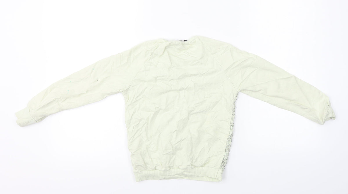 George  Girls Green   Pullover Jumper Size 7-8 Years