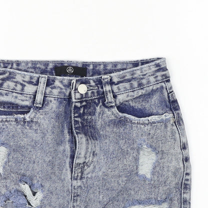 Missguided  Womens Blue   Bandage Skirt Size 26 in