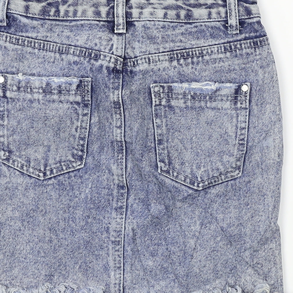 Missguided  Womens Blue   Bandage Skirt Size 26 in