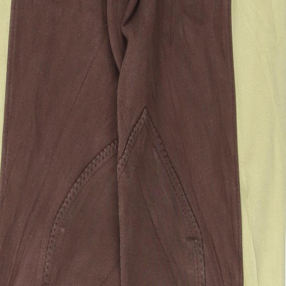 Womens UK Size M Preworn Regular Fit  Yellow Trousers