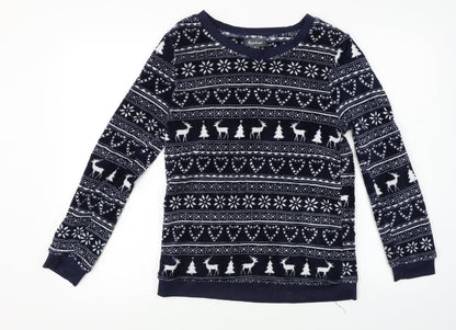 love to lounge      Womens Blue   Pullover Jumper Size XS