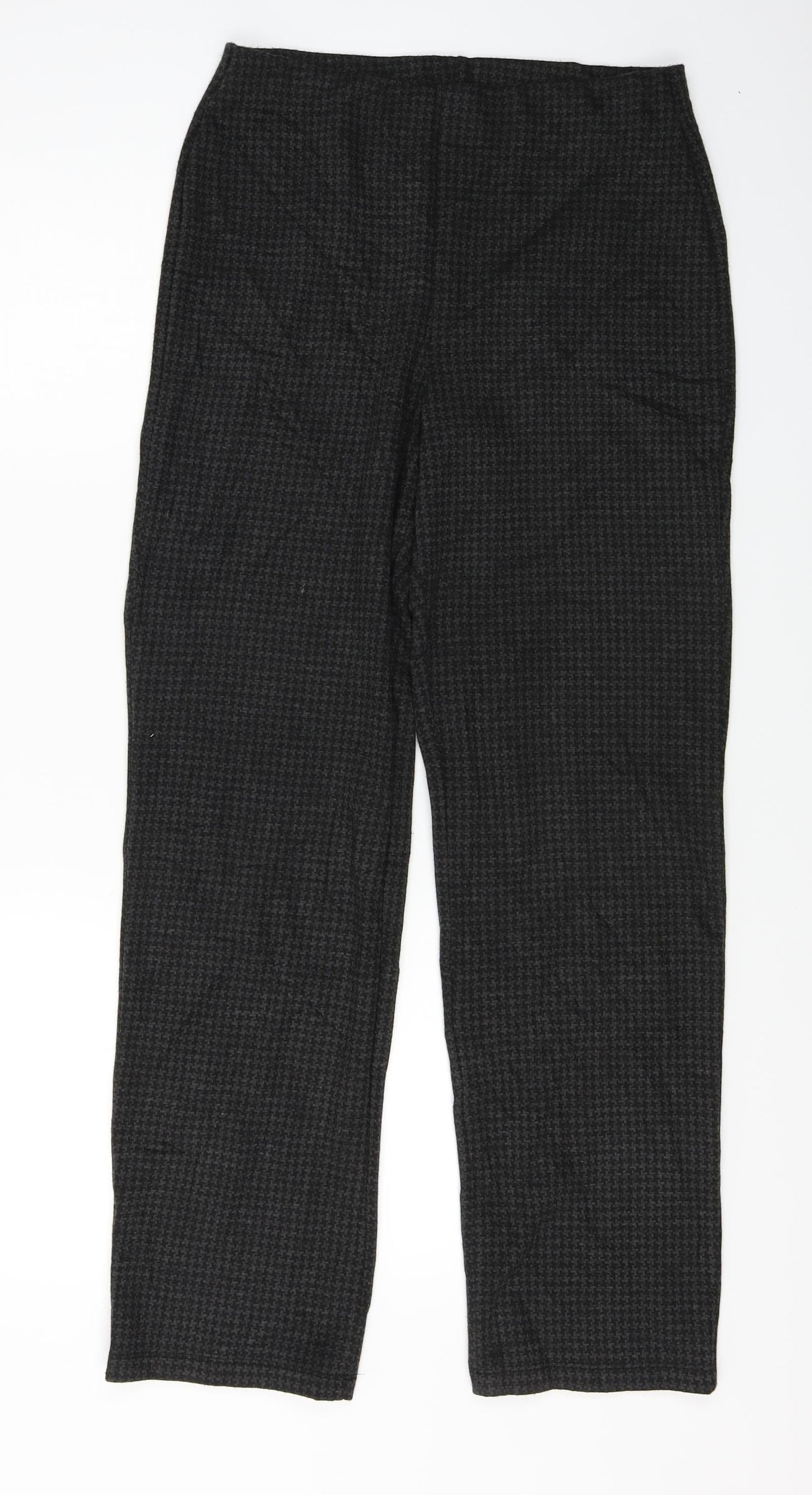 Womens UK Size 10 Marks and Spencer Regular Fit  Black Trousers