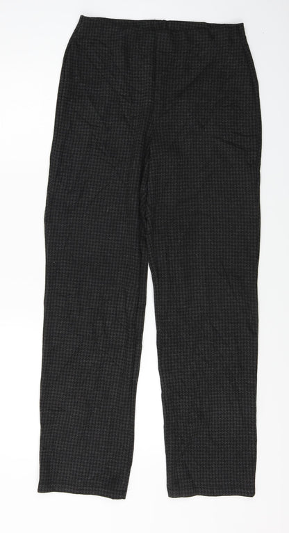Womens UK Size 10 Marks and Spencer Regular Fit  Black Trousers