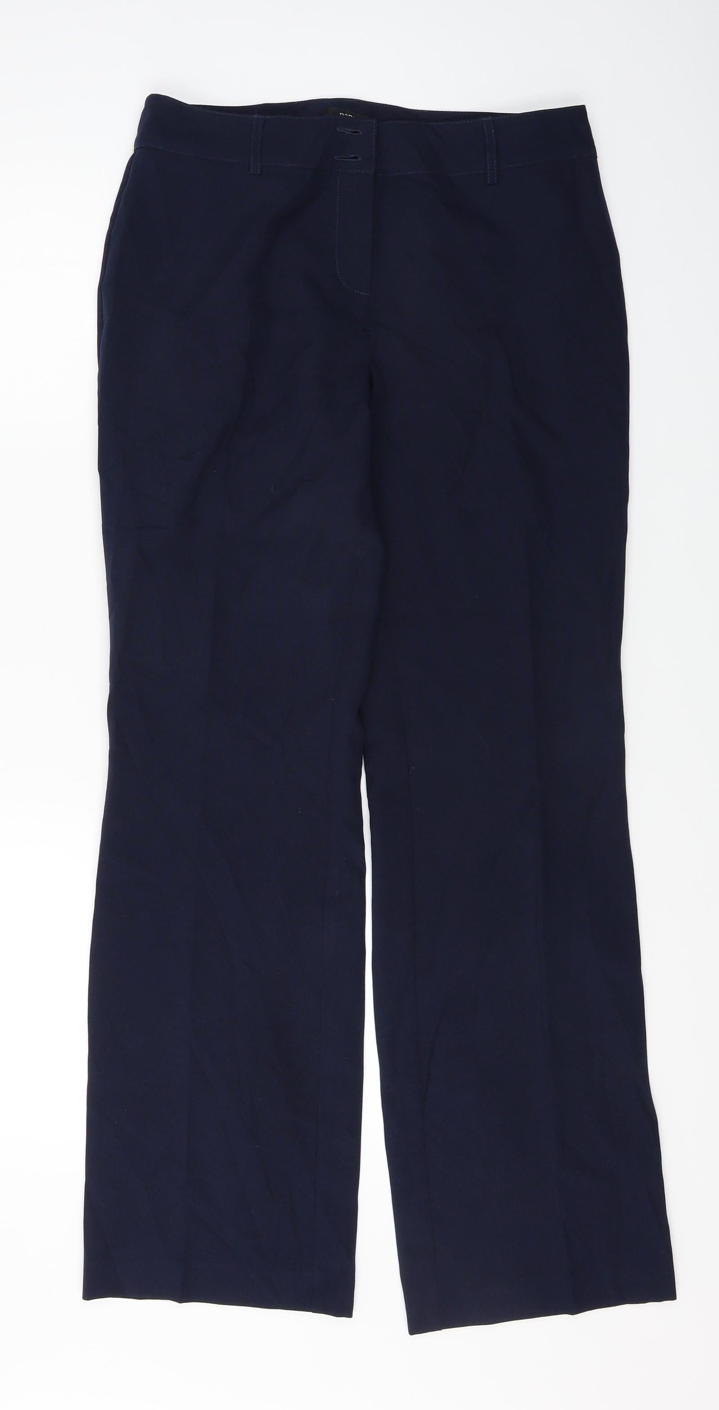 Womens UK Size 10 Papaya Regular Fit  Blue Trousers