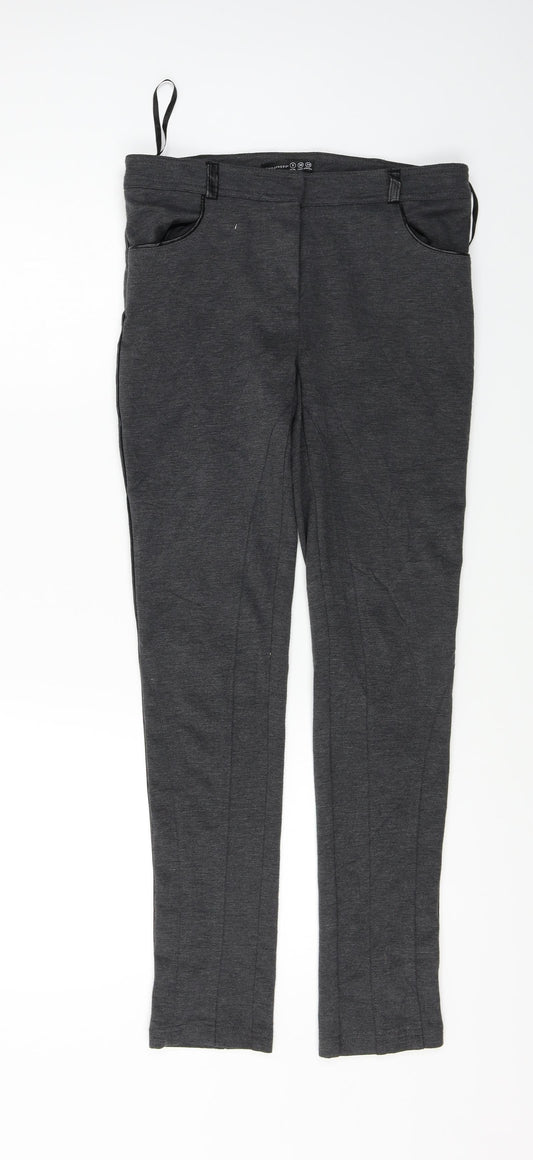 Womens UK Size 8 Atmosphere Regular Fit  Grey Trousers