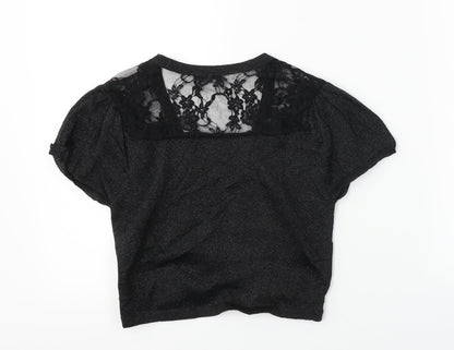 Red Herring  Womens Black   Cardigan Jumper Size 10
