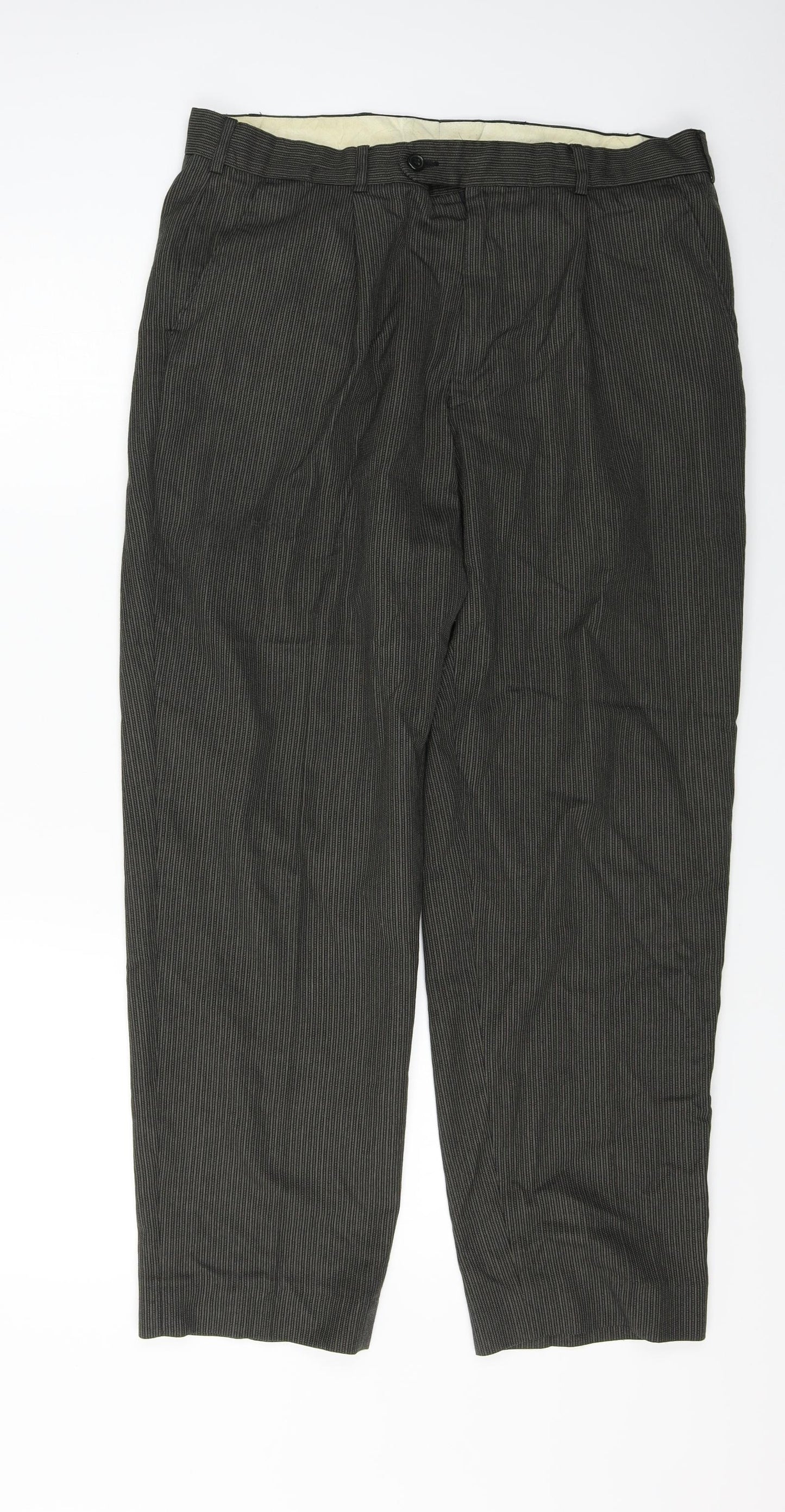 Womens UK Size 34 in Preworn Regular Fit  Brown Trousers