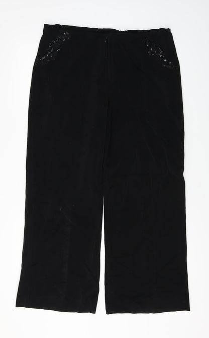 Claudia  Womens Beige   Trousers  Size 16 L26 in