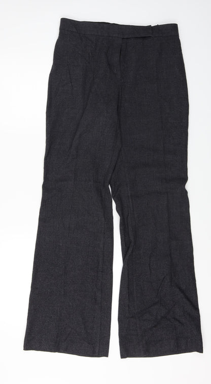 Womens UK Size 14 Marks and Spencer Regular Fit  Black Trousers