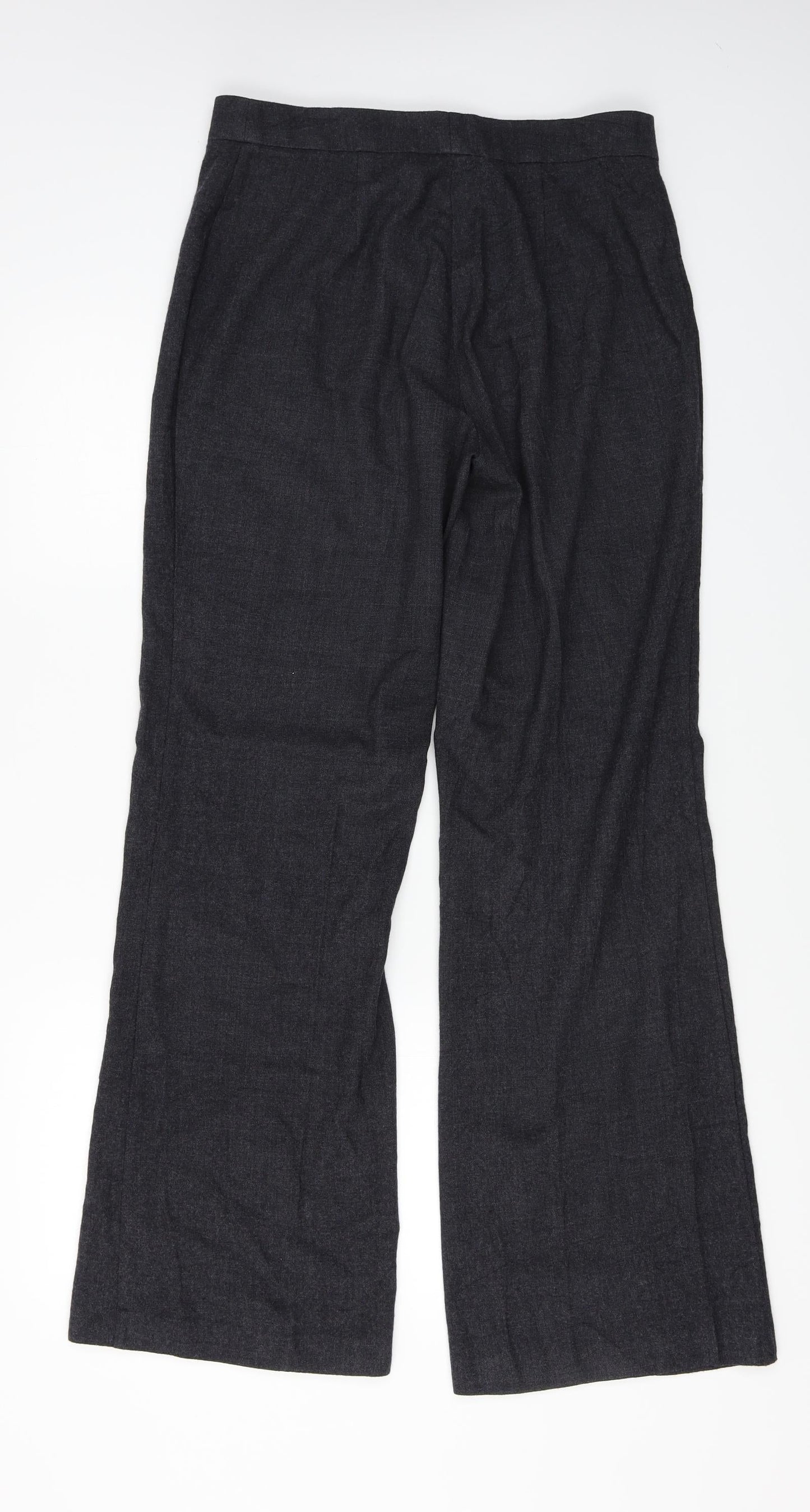 Womens UK Size 14 Marks and Spencer Regular Fit  Black Trousers