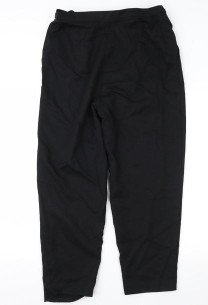 Slima Womens Black   Trousers  Size 14 L27 in