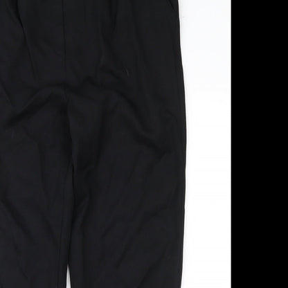 Slima Womens Black   Trousers  Size 14 L27 in
