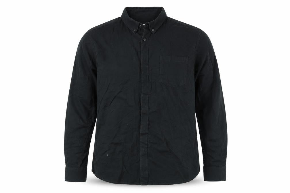 Mens UK Size L Burton Blue  Button-Up Long Sleeve Casual Shirt