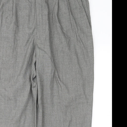 Haggar Mens Grey   Trousers  Size 38 in L27 in