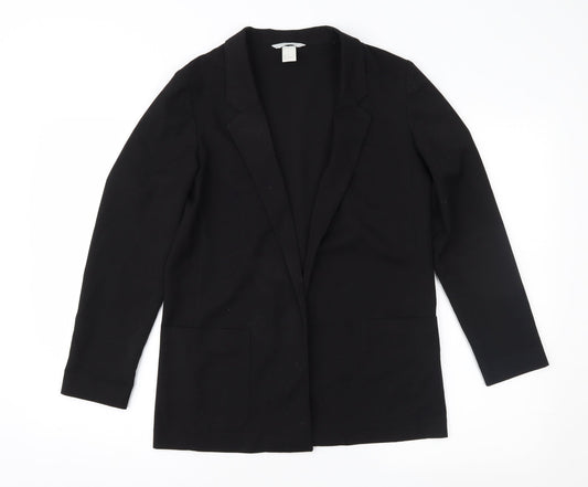 Womens UK Size 6 H&M Black Jacket