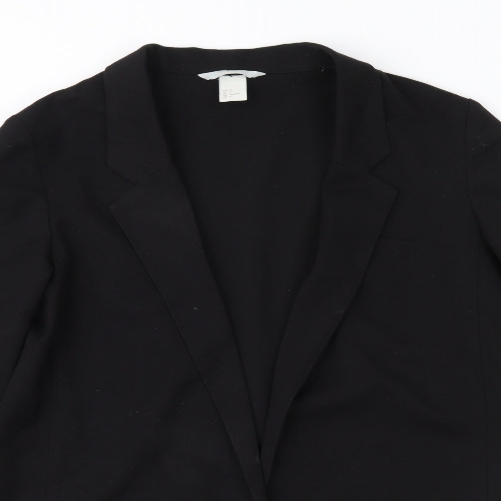 Womens UK Size 6 H&M Black Jacket