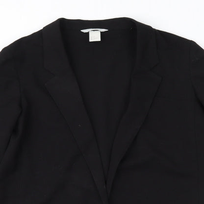 Womens UK Size 6 H&M Black Jacket