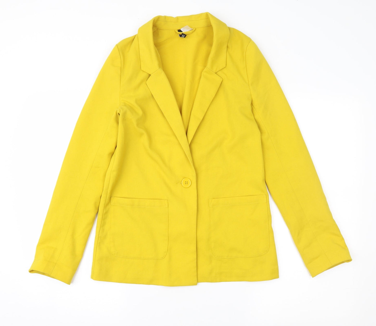 Divided Womens Yellow   Jacket  Size 6