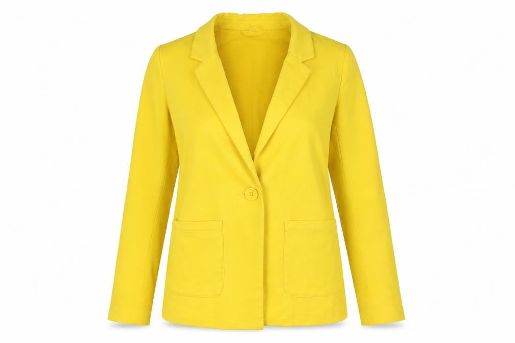 Womens UK Size 6 Divided Yellow Jacket