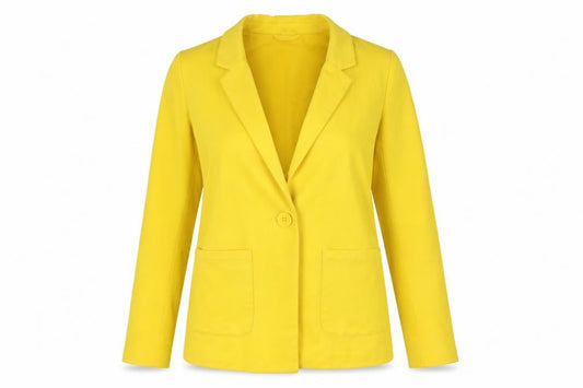 Womens UK Size 6 Divided Yellow Jacket