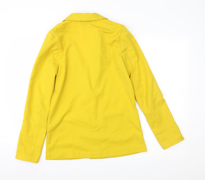 Divided Womens Yellow   Jacket  Size 6