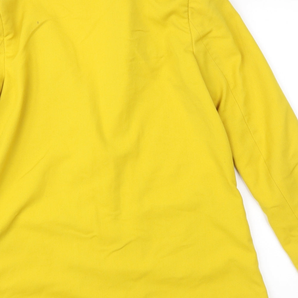 Divided Womens Yellow   Jacket  Size 6