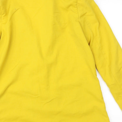 Divided Womens Yellow   Jacket  Size 6