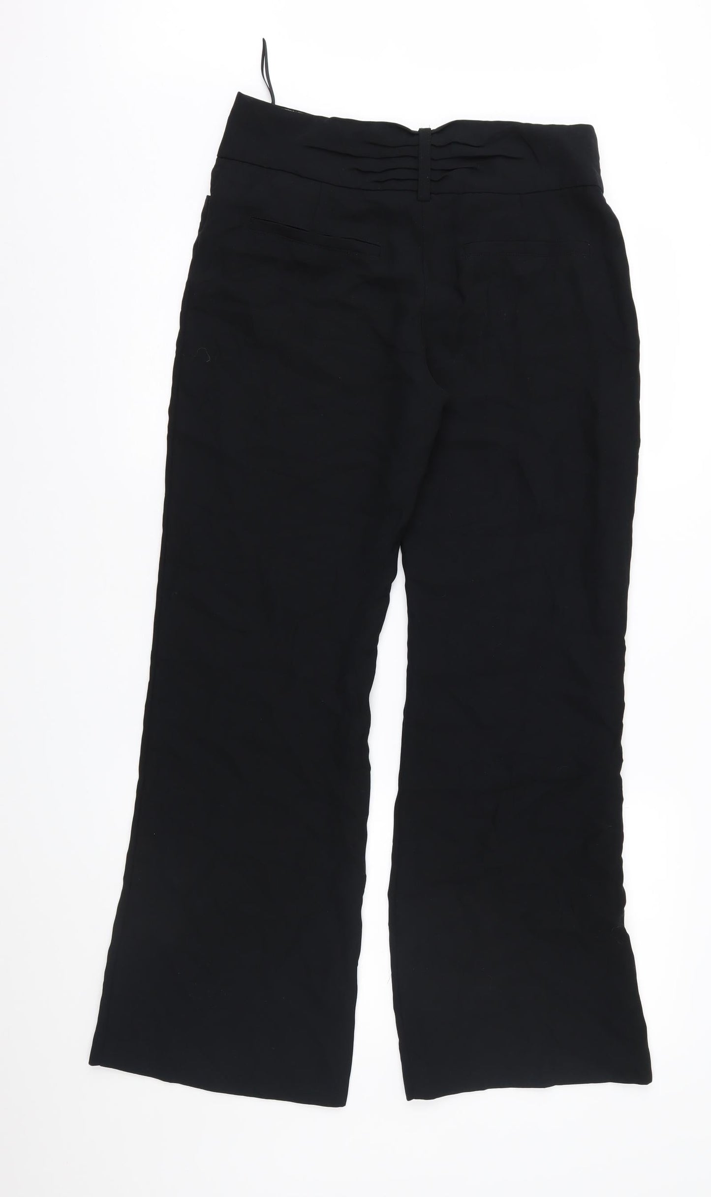 Womens UK Size 10 NEXT Regular Fit  Black Trousers