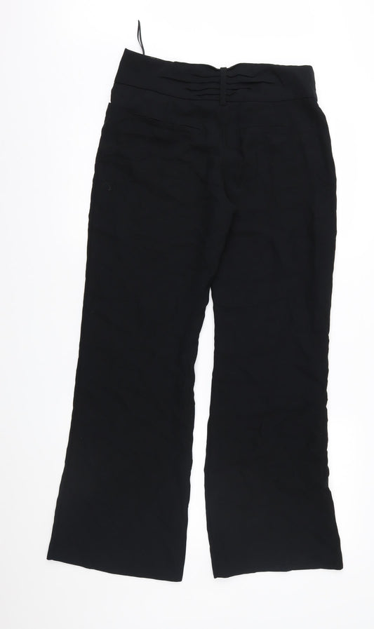 Womens UK Size 10 NEXT Regular Fit  Black Trousers