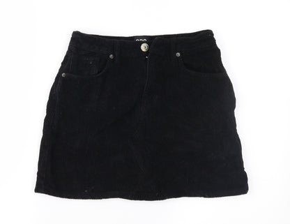 BDG Womens Black  Corduroy Mini Skirt Size S