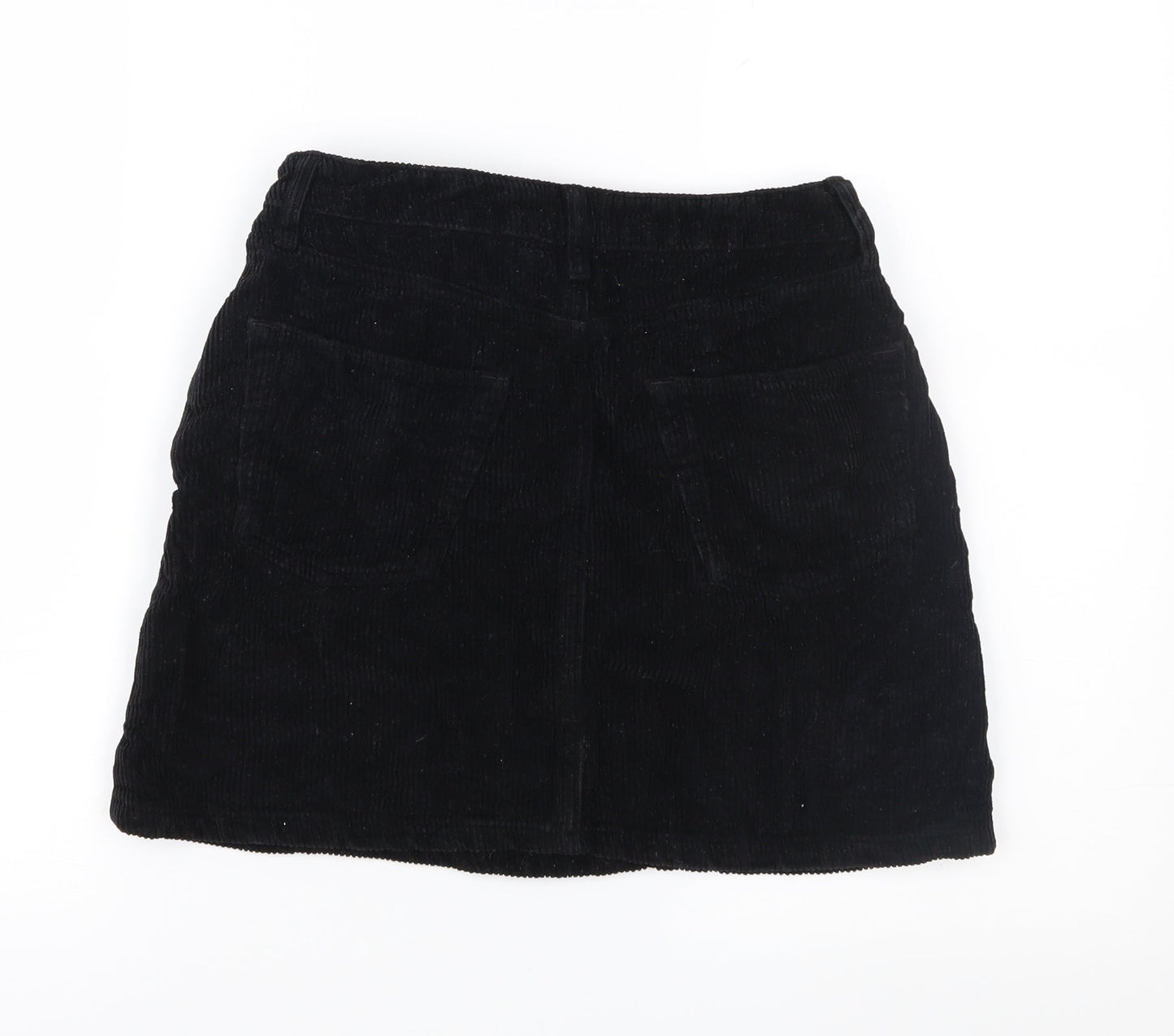 BDG Womens Black  Corduroy Mini Skirt Size S