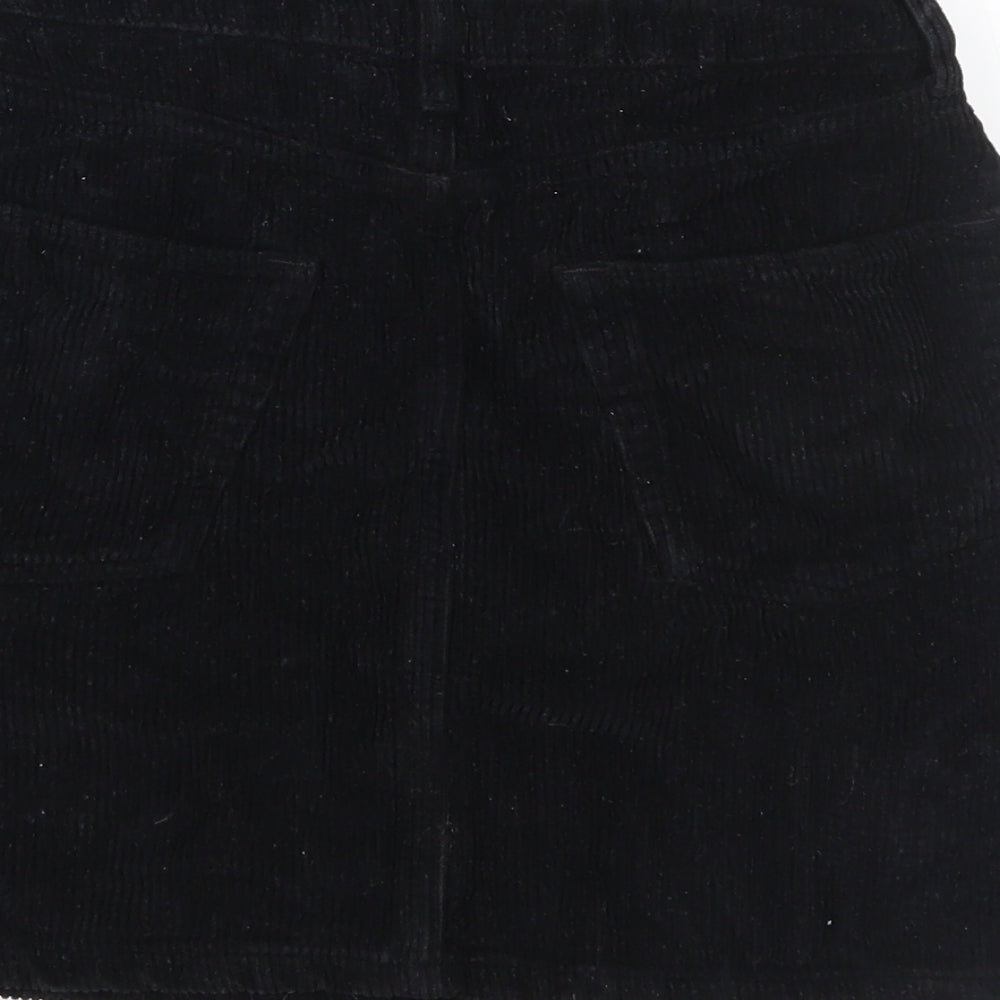 BDG Womens Black  Corduroy Mini Skirt Size S