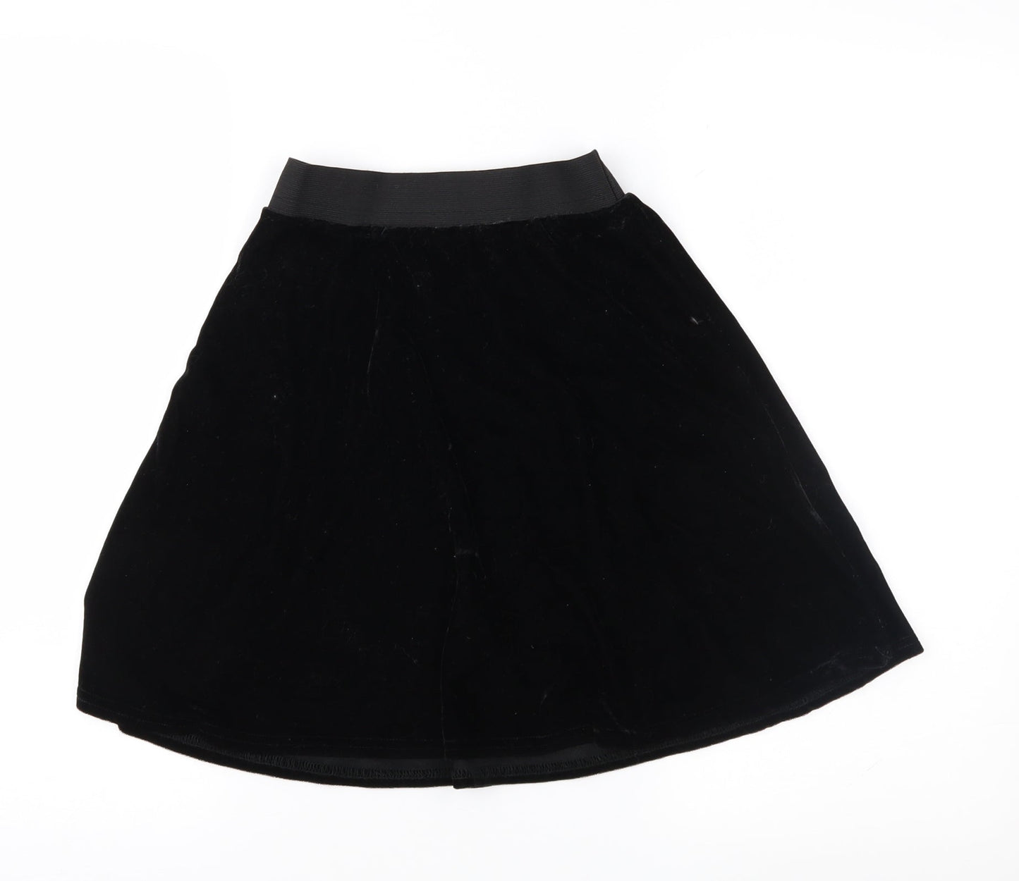 Womens UK Size 26 in Preworn Flare Velour Skirt