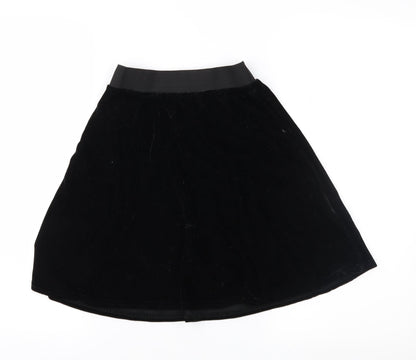Womens UK Size 26 in Preworn Flare Velour Skirt