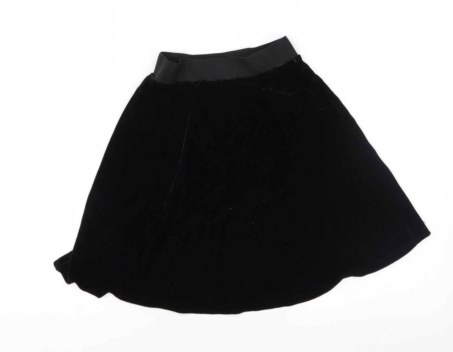 Womens UK Size 26 in Preworn Flare Velour Skirt