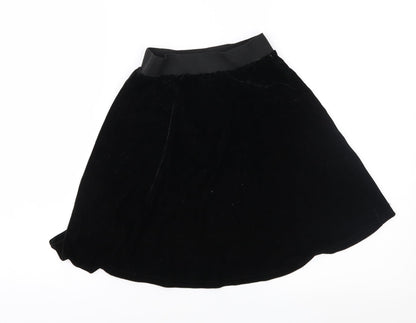 Womens UK Size 26 in Preworn Flare Velour Skirt