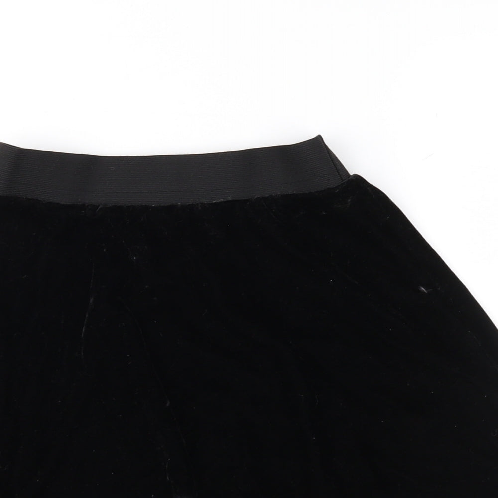 Womens UK Size 26 in Preworn Flare Velour Skirt