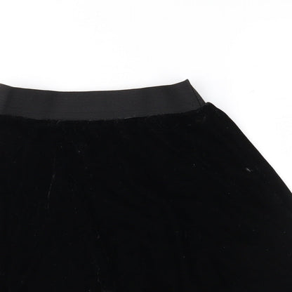 Womens UK Size 26 in Preworn Flare Velour Skirt